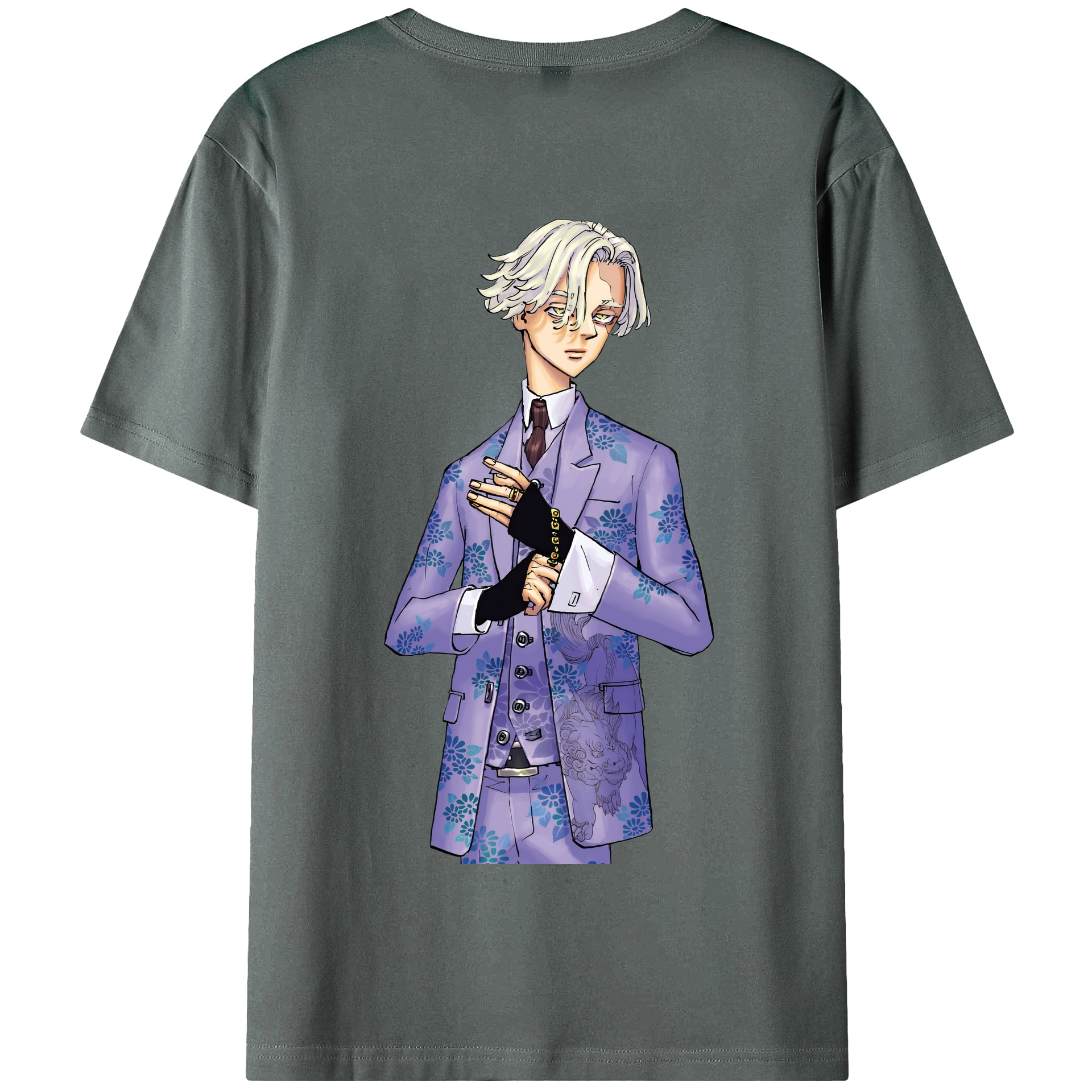 （画像用） 東京リベンジャーズ Tokyo Revengers 綿100％半袖Tシャツ（背面プリント）